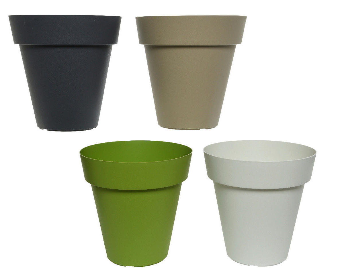 SAKSIJA ZA BILJE  plastika  - siva/zelena, Osnovno, plastika (30/30cm)