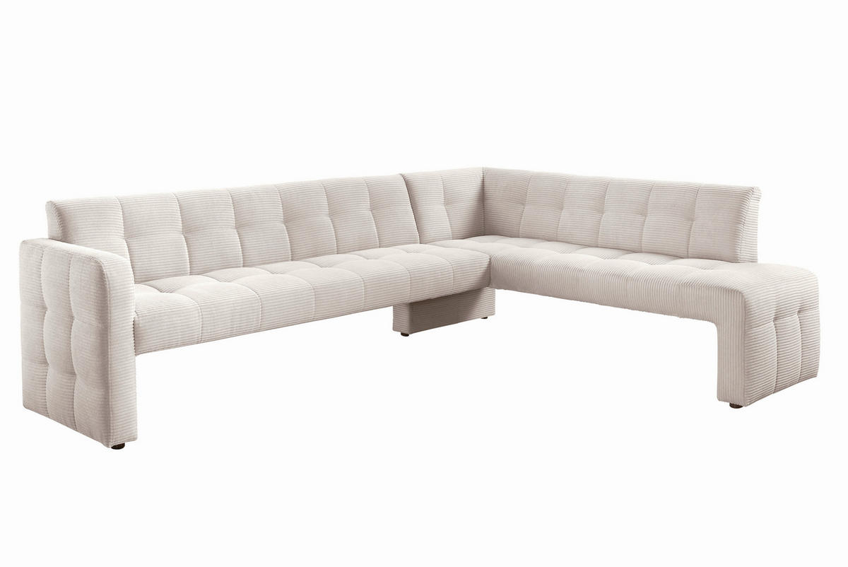 ECKBANK 265/197 cm  in Beige  - Beige/Schwarz, MODERN, Holz/Holzwerkstoff (265/197cm) - Livetastic