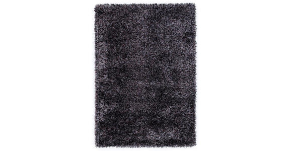 WEBTEPPICH 65/130 cm Grau, Schwarz - Schwarz/Grau, LIFESTYLE, Textil (65/130cm) - Novel
