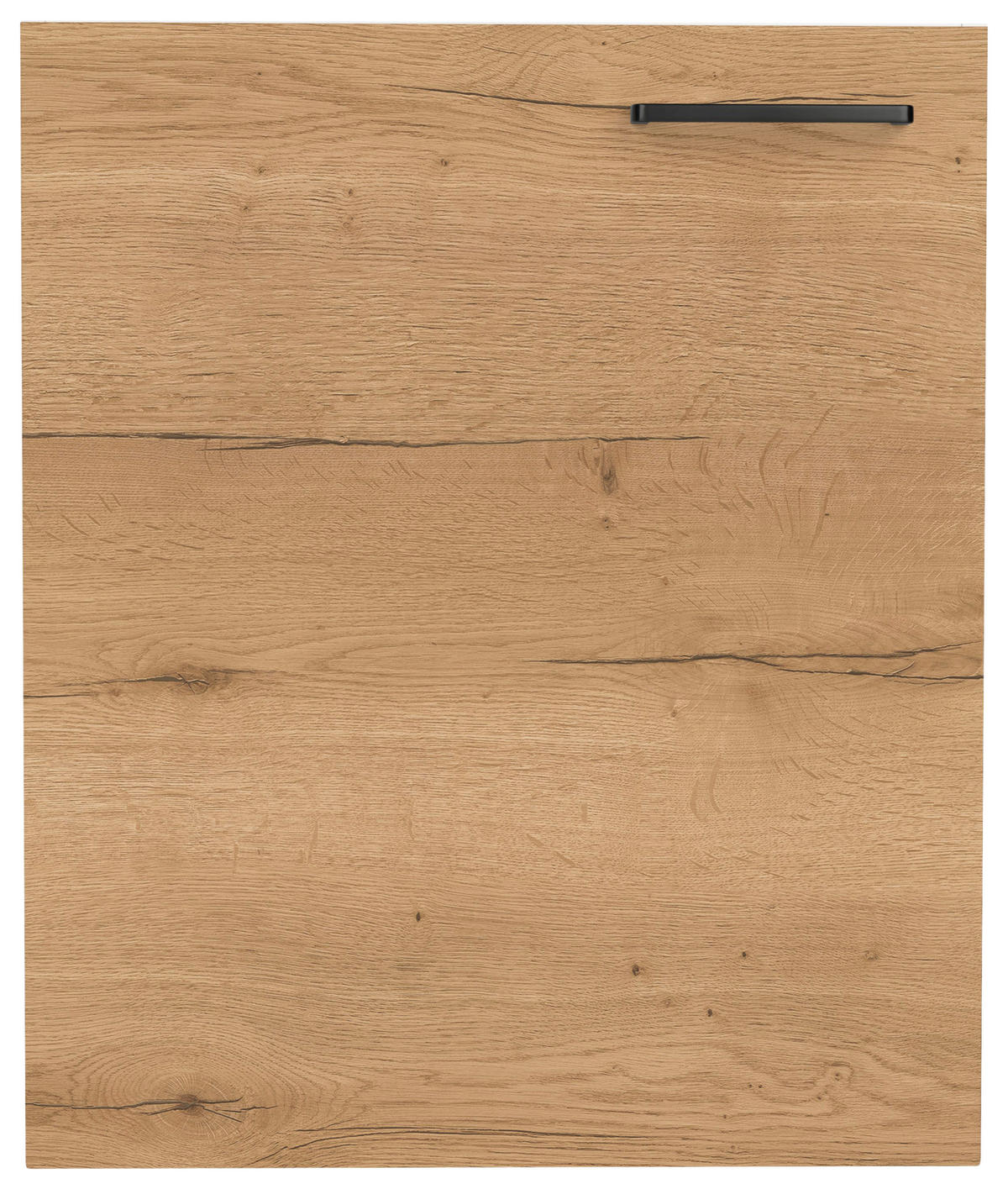 KÜCHENSCHRANKFRONT 60/72/1,9 cm  in Eichefarben  - Eichefarben/Schwarz, MODERN, Holzwerkstoff/Metall (60/72/1,9cm) - Nobilia