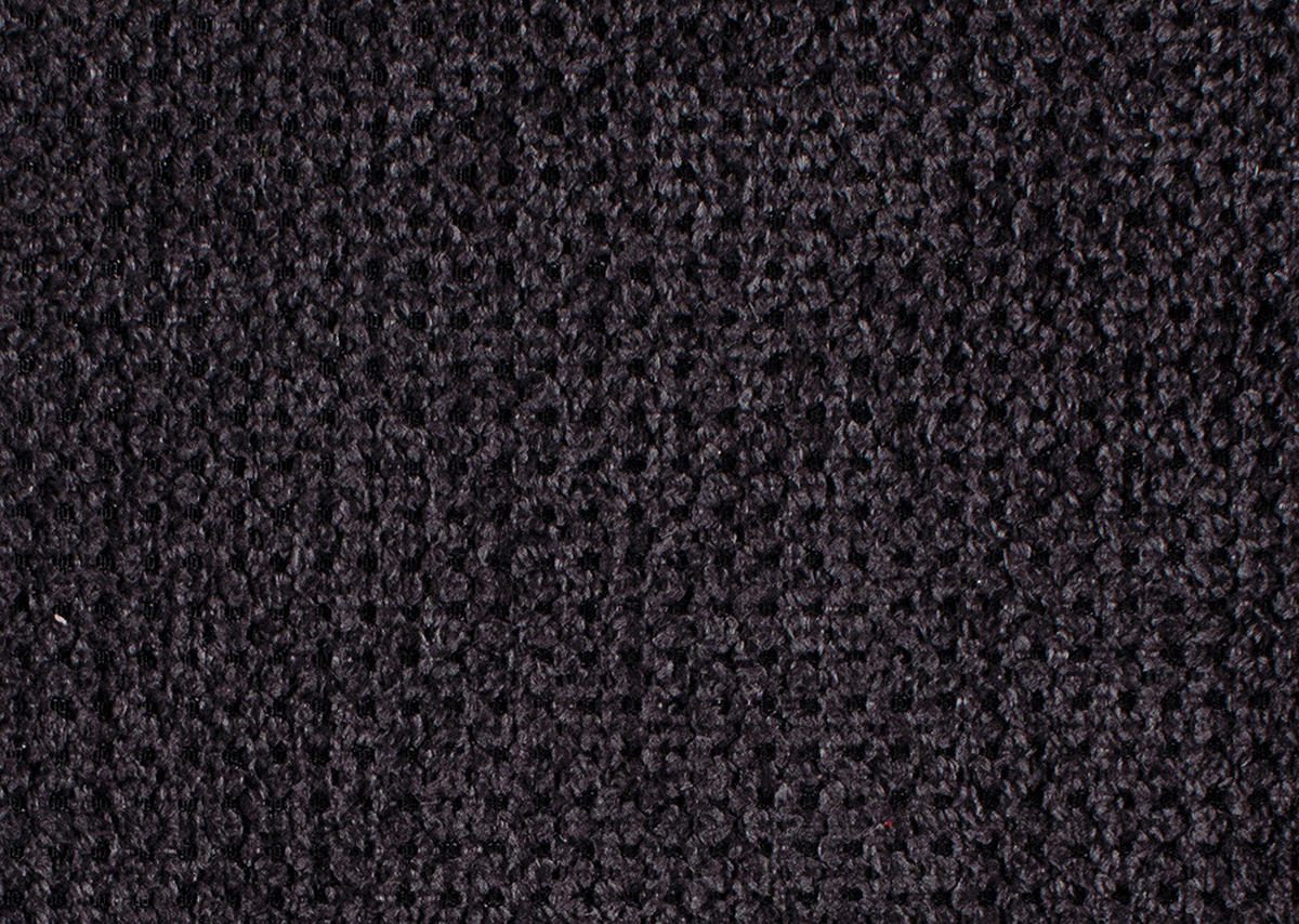 ECKSOFA in Chenille Schwarz  - Chromfarben/Schwarz, Design, Textil/Metall (310/260cm) - Beldomo Speed