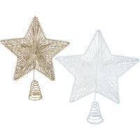 JULGRANSSPIRA  - vit/champagne, Basics, metall (25,0/25,0/35,0cm)
