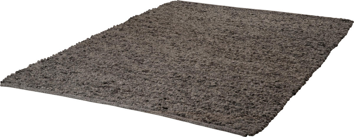 COVOR ȚESUT DE MÂNĂ My Stellan  - grafit, Basics, textil (120/170cm) - Linea Natura