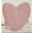 HOCKER Vliesstoff, Bouclé Pink  - Pink, Trend, Textil (41/44/41cm) - Xora