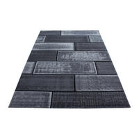 WEBTEPPICH 120/170 cm Plus 8007 Schwarz  - Schwarz, KONVENTIONELL, Textil (120/170cm) - Novel