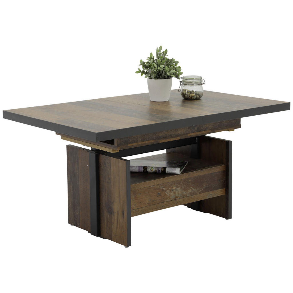 Chouchtisch Noah Braun L: 150 Cm Höhenverstellbar, Ausziehb.