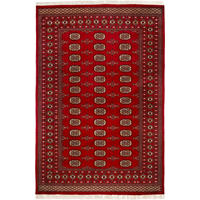 ORIENTTEPPICH  Wohnzimmer 125/185 cm Bochara Premium Rot Rot rechteckig  - Rot, LIFESTYLE, Textil (125/185cm) - Cazaris