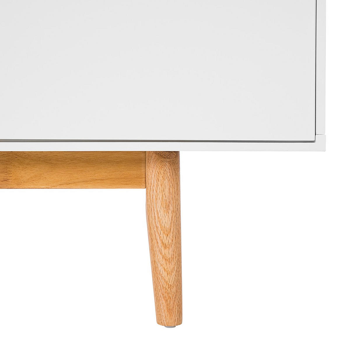 SIDEBOARD 200/80/45 cm  - Eichefarben/Weiß, Design, Holz/Holzwerkstoff (200/80/45cm) - home24