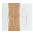 DREHTÜRENSCHRANK in furniert Balkeneiche Weiß, Eichefarben - Eichefarben/Alufarben, Design, Holz/Holzwerkstoff (252/229,6/61,4cm) - Ambiente by Hülsta DREHTÜRENSCHRANK in furniert Balkeneiche Weiß, Eichefarben - Eichefarben/Alufarben, Design, Holz/Holzwerkstoff (252/229,6/61,4cm) - Ambiente by Hülsta