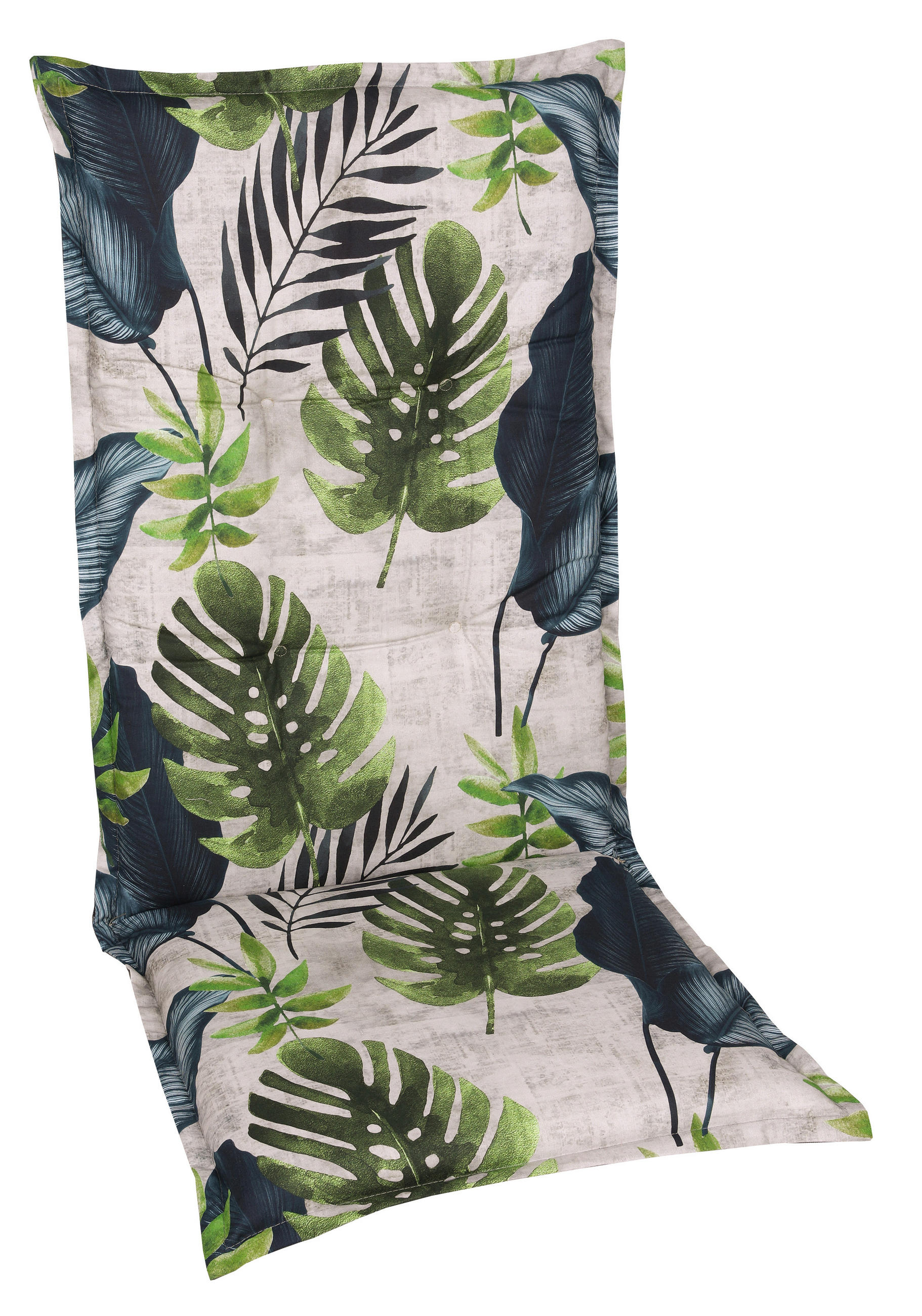 SEDEŽNA BLAZINA - modra/zelena, Basics, tekstil (50/7/120cm)