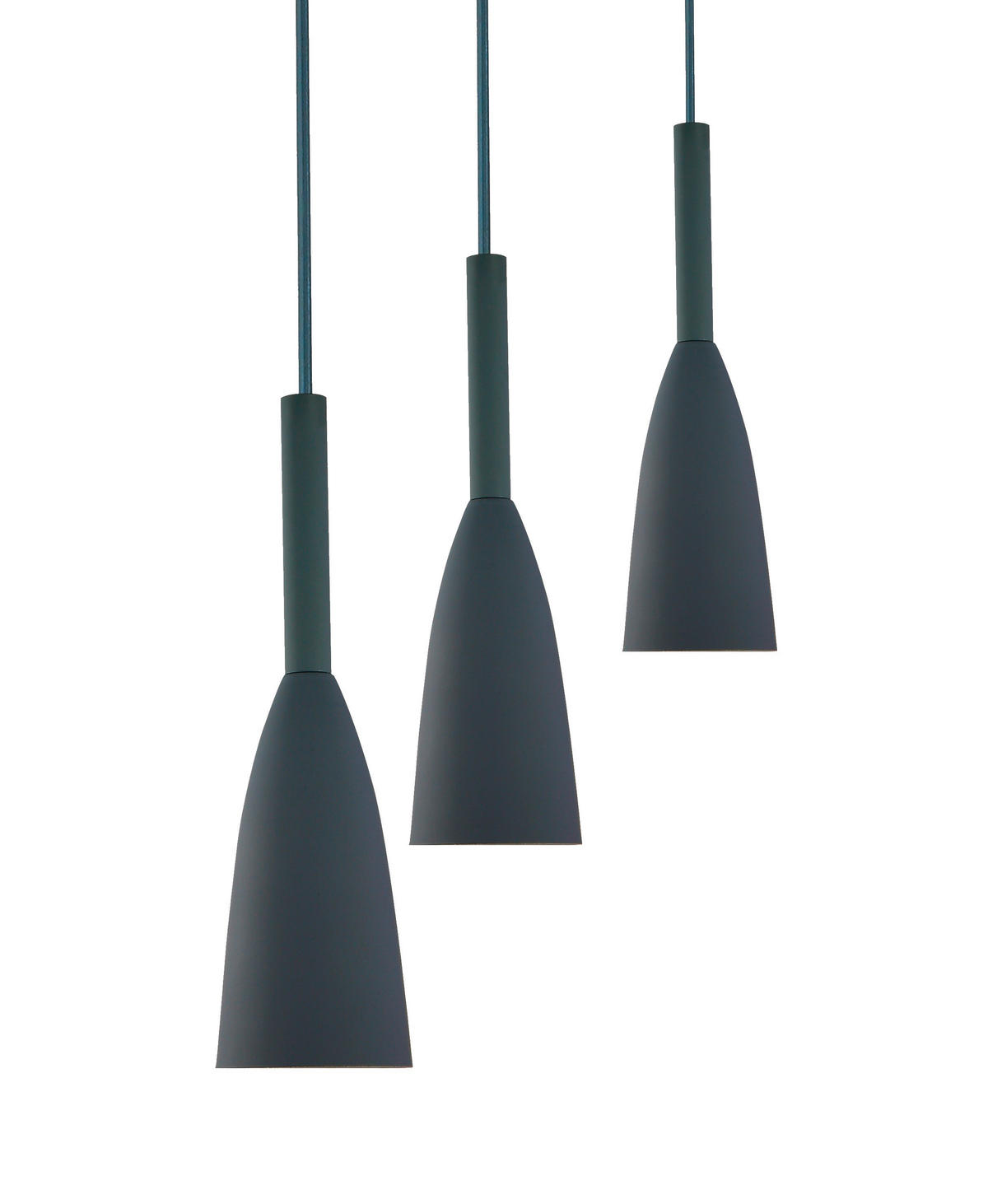 HÄNGLAMPA Solin 30/100 cm  - grå, Basics, metall (30/100cm)