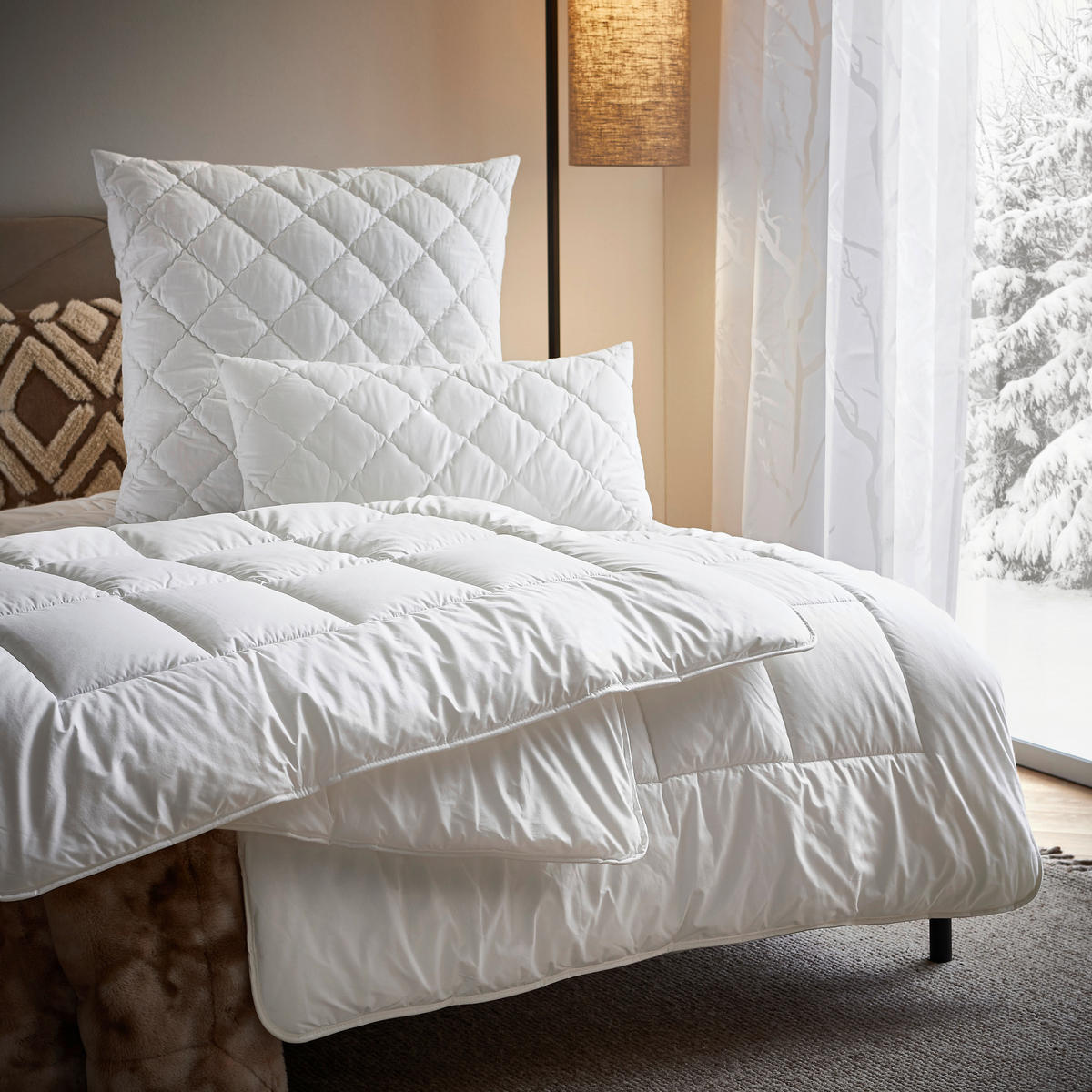 POPLUN LJETNI 135/200 cm  ALCANDO LIGHT  - bijela, Konvencionalno, tekstil (135/200cm) - Billerbeck