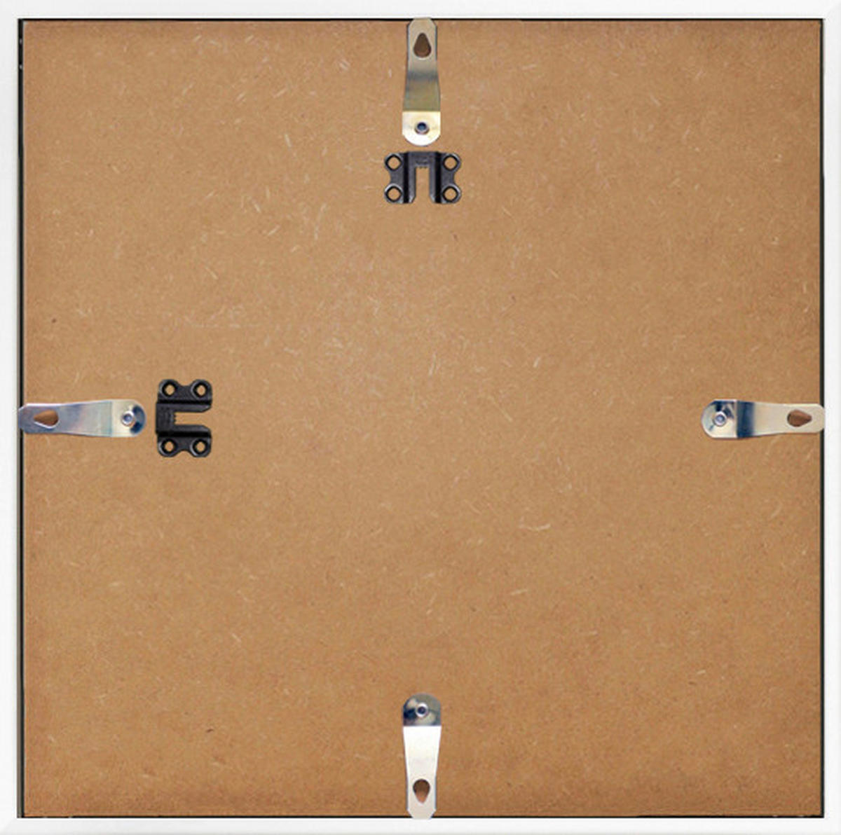 BILDERRAHMEN - Weiß Hochglanz, Basics, Papier/Holzwerkstoff (30/30/1,8cm)