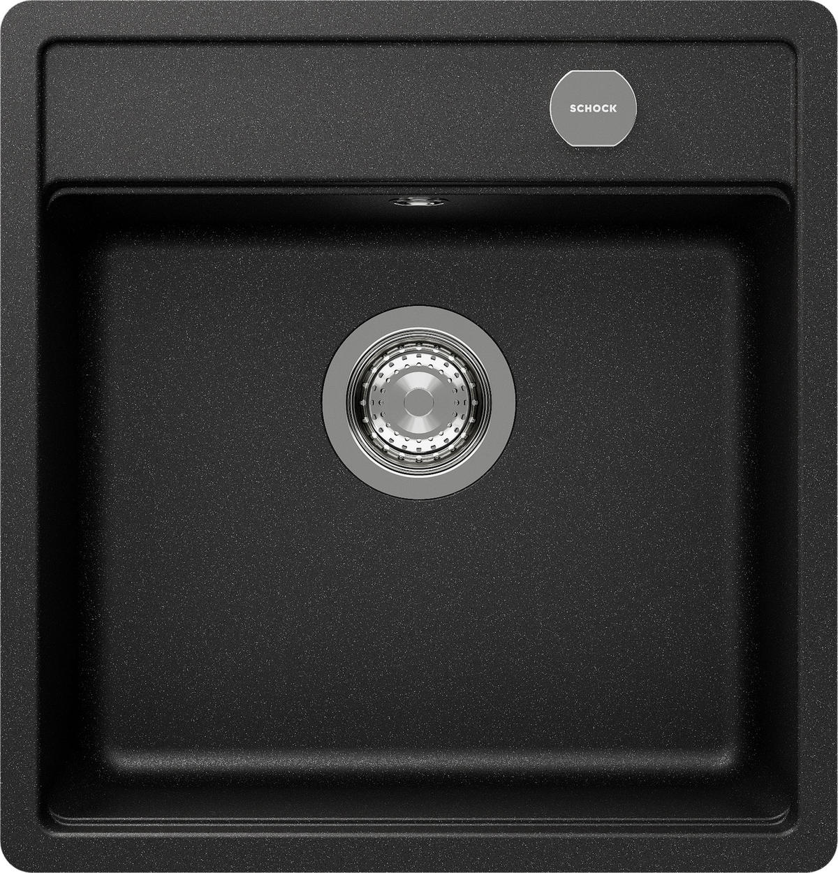 SPÜLE MONN100SFBSTO  - Grau, Basics, Stein (49/29/51cm) - Schock