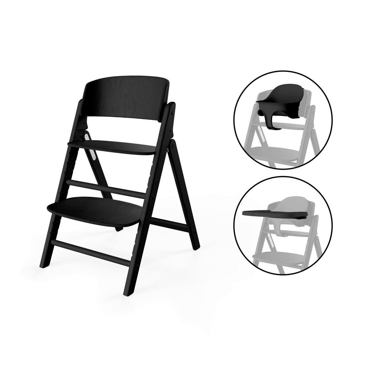 HOCHSTUHL Click & Fold  - Schwarz, Basics, Holz/Kunststoff (62,6/47,3/81,5cm) - Cybex