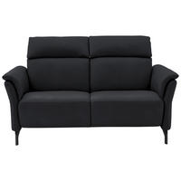 2-SITZER-SOFA in Leder Anthrazit  - Anthrazit/Schwarz, KONVENTIONELL, Leder/Metall (178/103/95cm) - Dieter Knoll