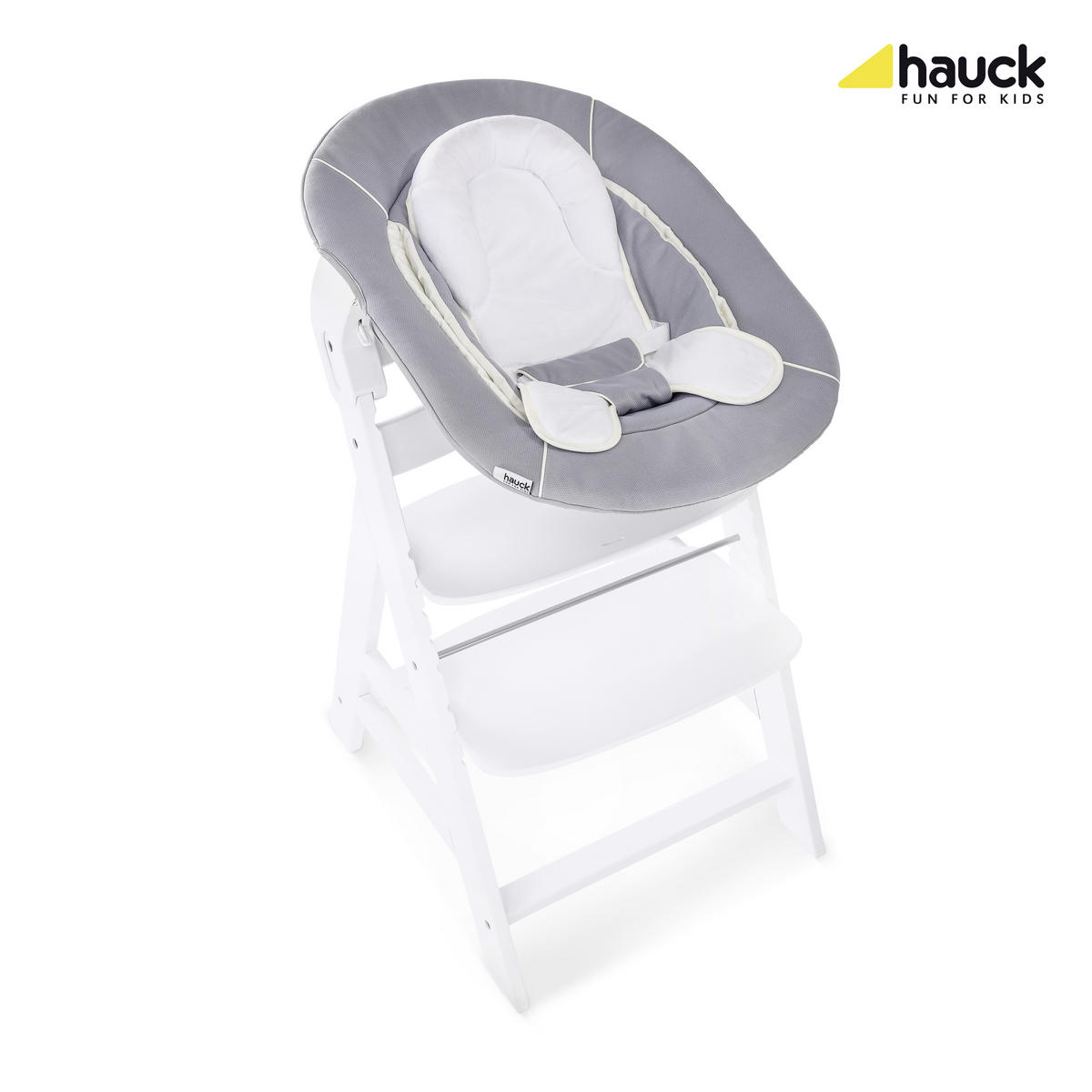 WIPPE ALPHA BOUNCER   - Weiß/Grau, KONVENTIONELL, Textil (66/49/45cm) - Hauck
