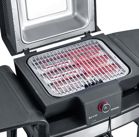 ELEKTROGRILL - Schwarz, Basics, Metall (66/119/126cm) - Severin