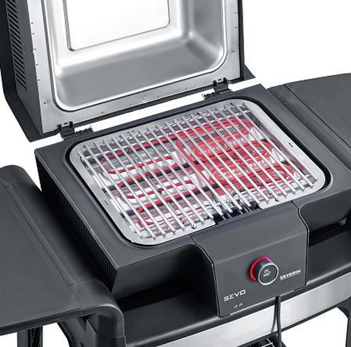 ELEKTROGRILL - Schwarz, Basics, Metall (66/119/126cm) - Severin