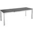 ESSTISCH in Metall, Keramik 160(220)/85/75 cm - Chromfarben/Schwarz, Design, Keramik/Metall (160(220)/85/75cm) - Calligaris ESSTISCH in Metall, Keramik 160(220)/85/75 cm - Chromfarben/Schwarz, Design, Keramik/Metall (160(220)/85/75cm) - Calligaris