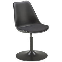 STUHL Webstoff Schwarz  - Schwarz, LIFESTYLE, Kunststoff/Textil (47.5/88/52cm) - MID.YOU
