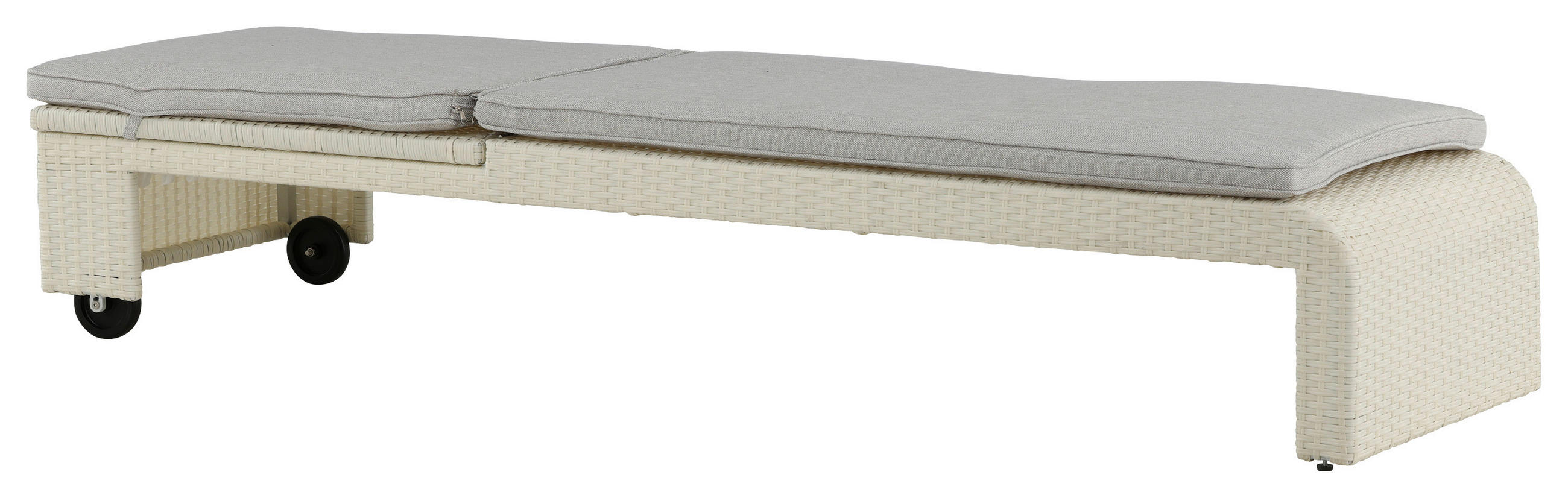 SONNENLIEGE 60/32/196 cm  - Weiß, KONVENTIONELL, Kunststoff (60/32/196cm) - Gardenson