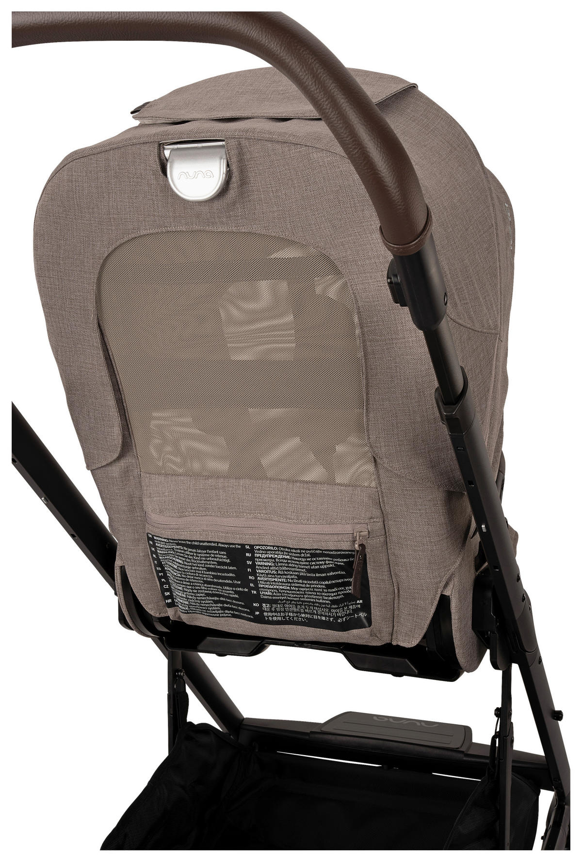 KINDERWAGENSET  MIXX NEXT  CEDAR  - Graubraun/Schwarz, Basics, Kunststoff/Textil (60/110/82cm) - Nuna