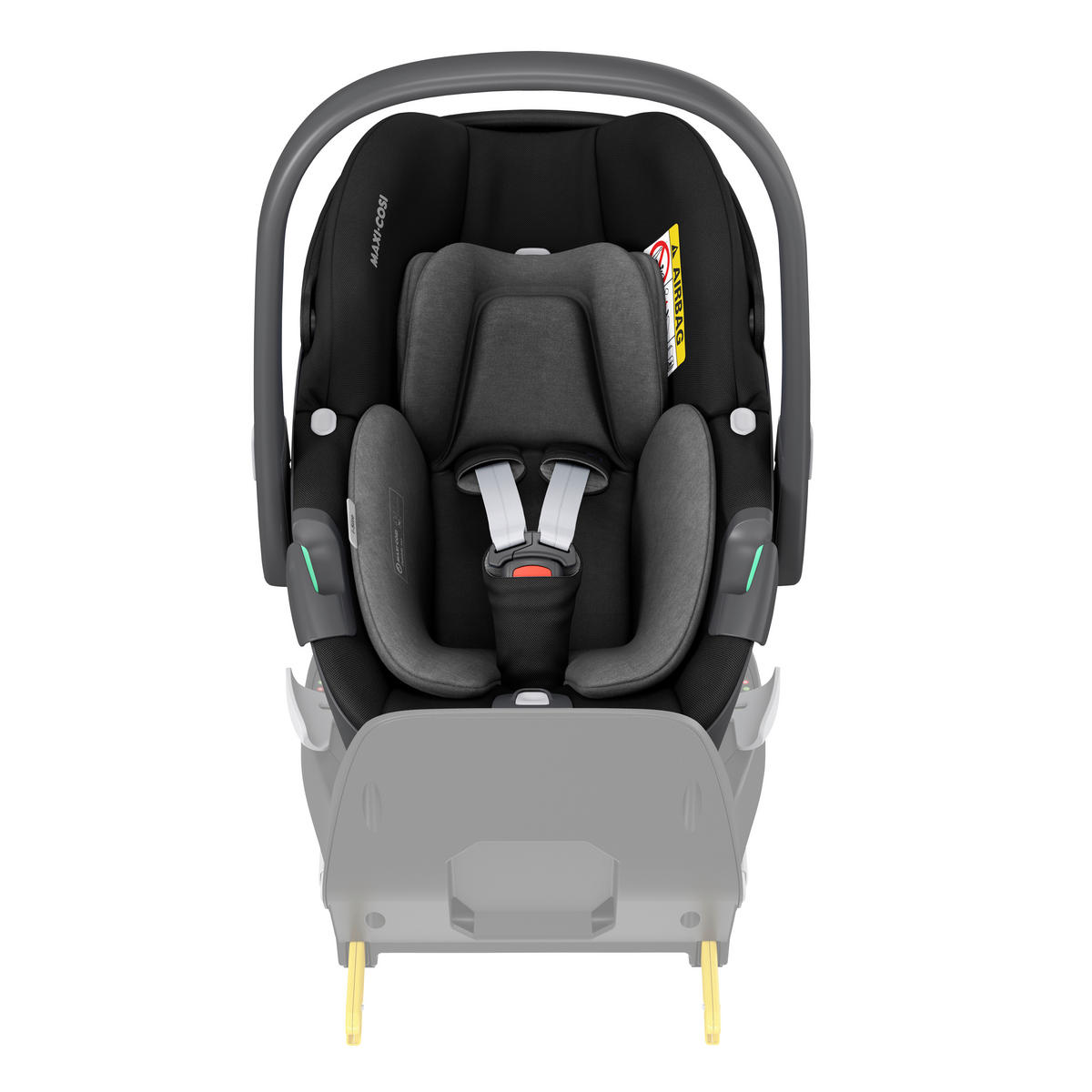 BABYSCHALE Pebble 360 Essential Black   - Schwarz, Basics, Kunststoff/Textil (44/56/67cm) - Maxi-Cosi