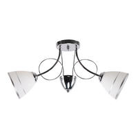 TAKLAMPA Elotte 58/13.7/27 cm  - kromfärg, Klassisk, metall (58/13.7/27cm)