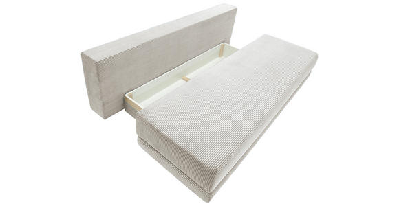 SCHLAFSOFA  in Cord Naturfarben  - Schwarz/Naturfarben, KONVENTIONELL, Holz/Textil (196/96/103cm) - Carryhome