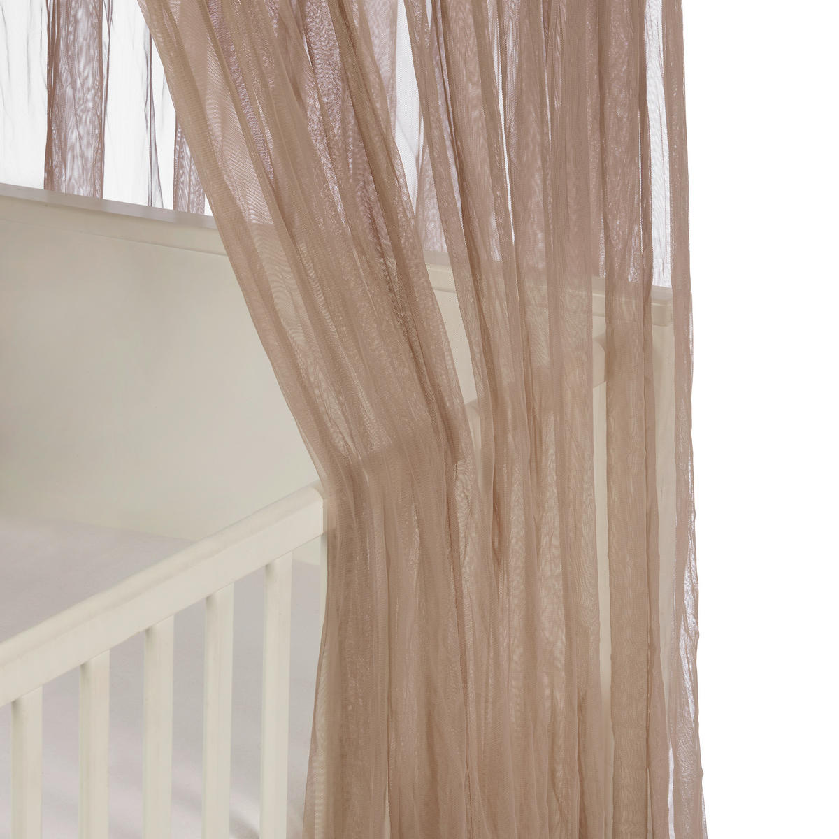 BALDAHIN    71/235 cm       obarvano  bež  - bež, Basics, tekstil (71/235cm) - Patinio