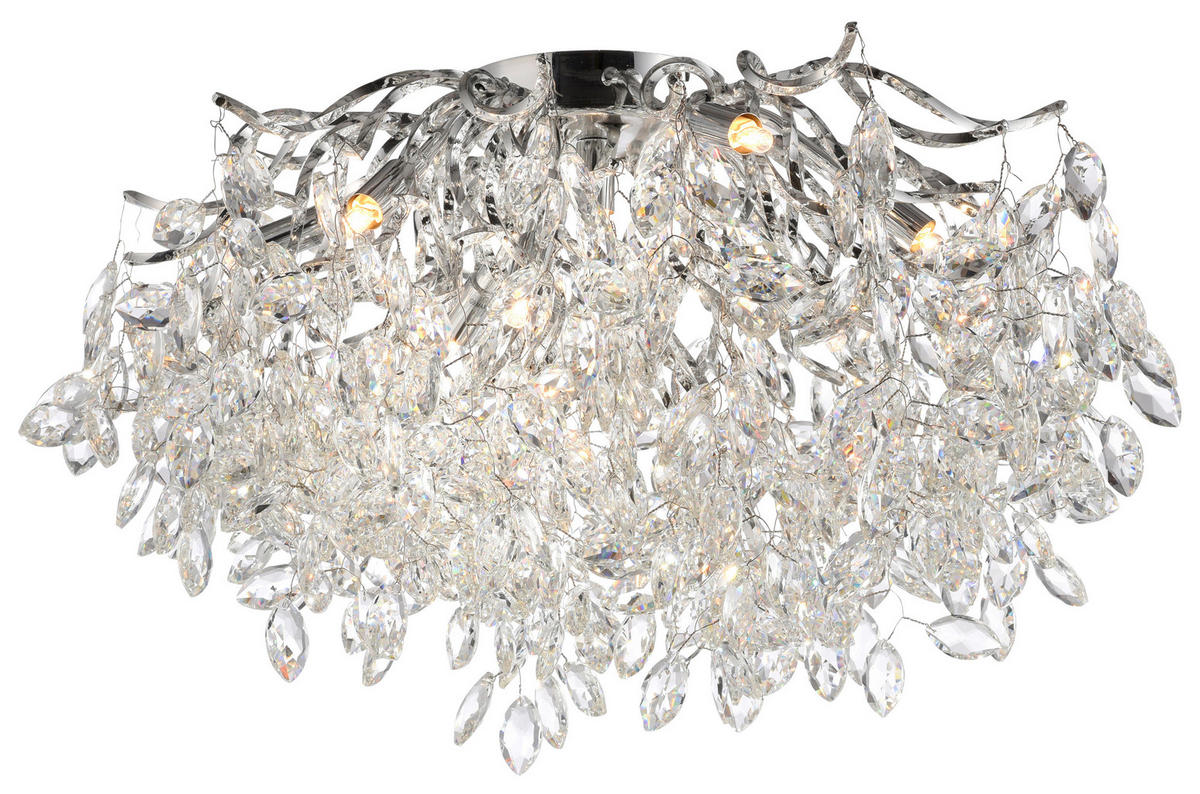 SVJETILJKA STROPNA Ricicle  - boje kroma, Design, metal/plastika (60/60/37cm)