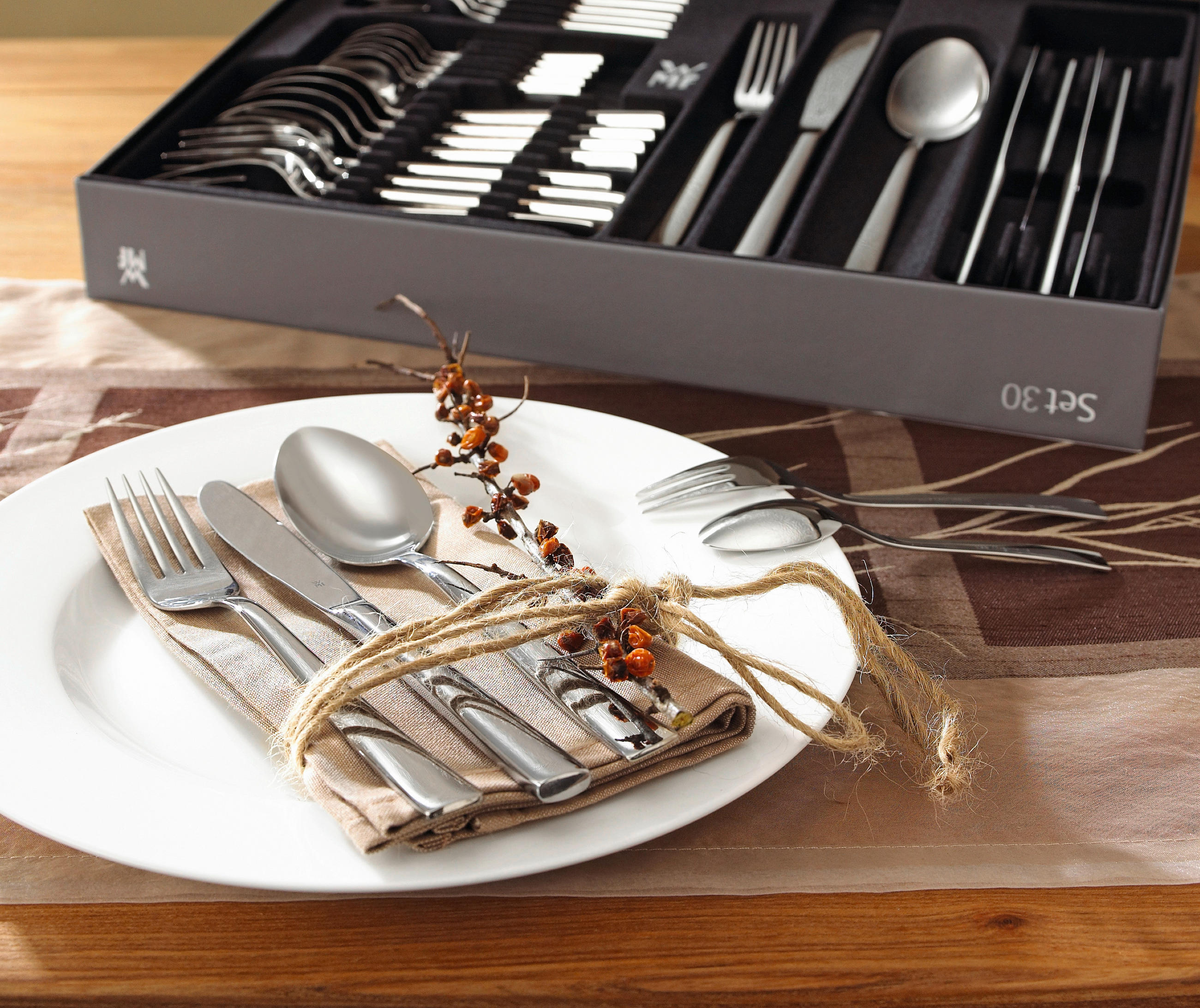 BESTICKSET Philadelphia  30 delar  - stålfärgad, Design, metall - WMF