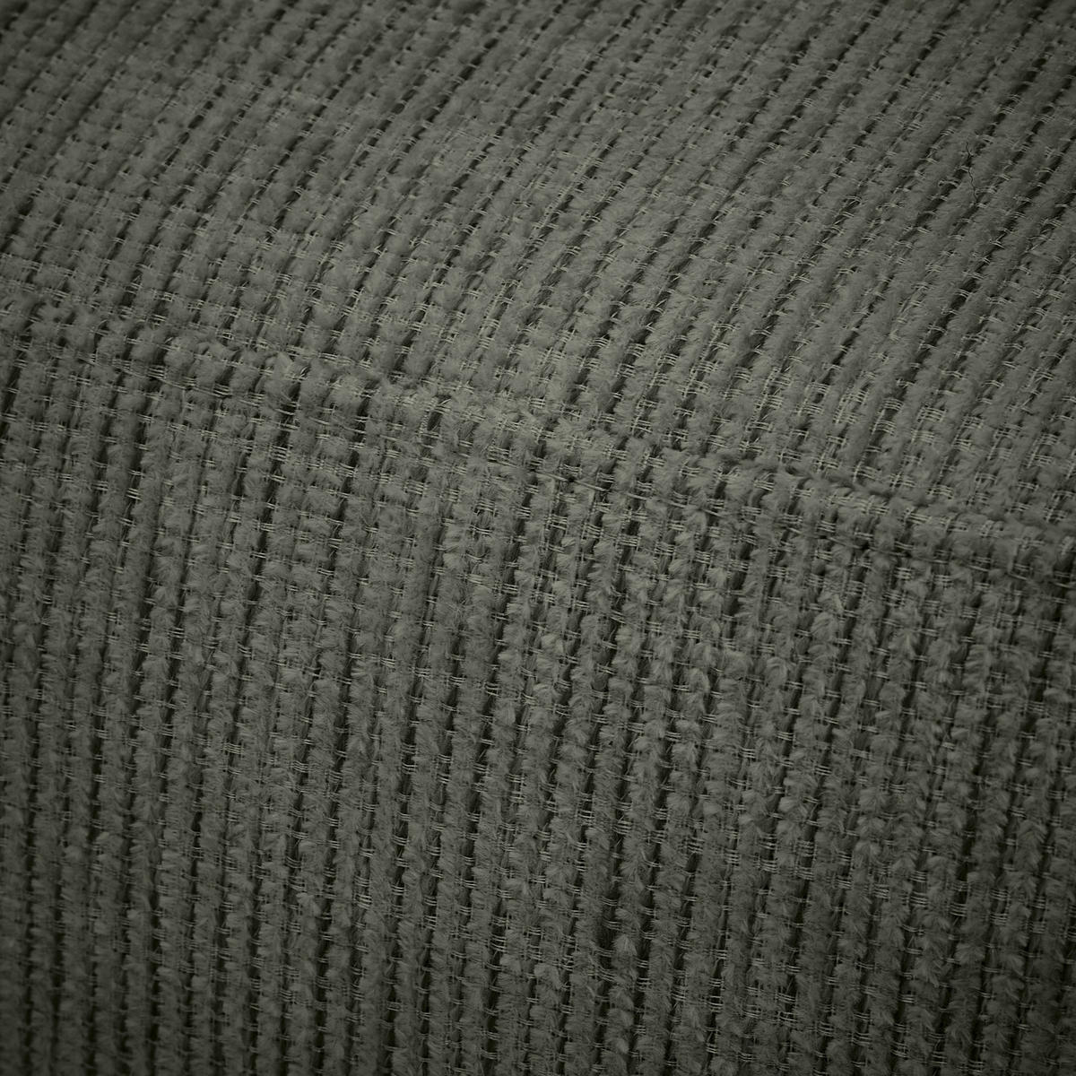 CHAISELONGUE Chenille Dunkelgrün  - Dunkelgrün/Schwarz, KONVENTIONELL, Kunststoff/Textil (171/73/93cm) - Carryhome
