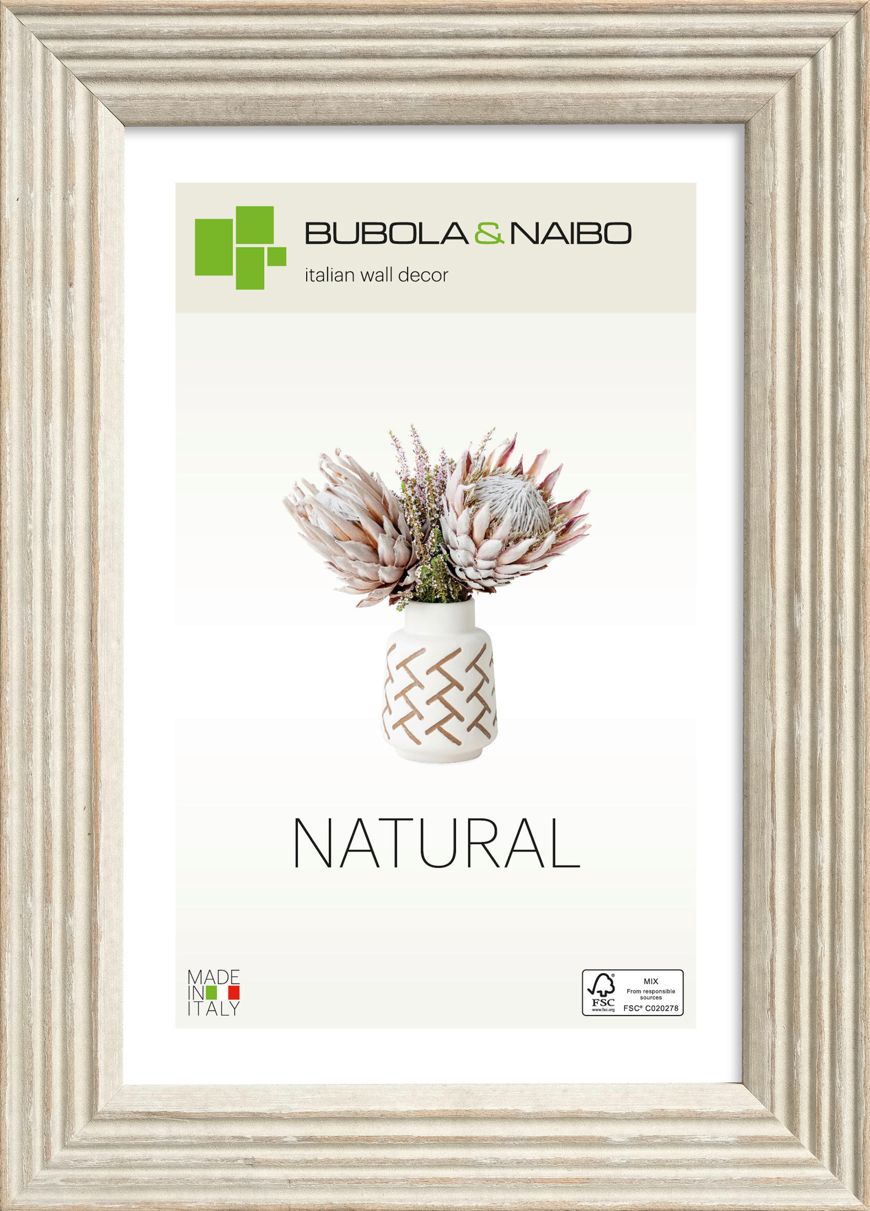 BILDERRAHMEN 52,6/42,6 cm  - Weiß, Basics, Holz (52,6/42,6cm)