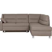 ECKSOFA  in Echtleder Taupe  226/208 cm  - Taupe, KONVENTIONELL, Leder (226/208cm) - Sedda