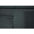 ECKSOFA in Struktur Dunkelgrau 205/280 cm - Dunkelgrau/Schwarz, Design, Textil/Metall (205/280cm) - Xora