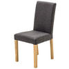 STUHL  in Webstoff Textil  - Eichefarben/Anthrazit, KONVENTIONELL, Holz/Textil (44/92/57cm) - Carryhome