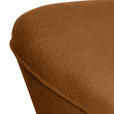 2-SITZER-SOFA in Flachgewebe Rostfarben  - Rostfarben/Schwarz, KONVENTIONELL, Kunststoff/Textil (223/79/94cm) - Carryhome