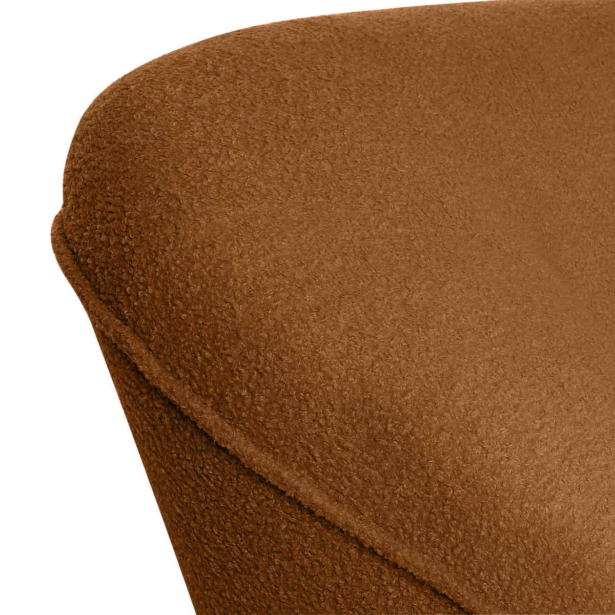 2-SITZER-SOFA in Flachgewebe Rostfarben  - Rostfarben/Schwarz, KONVENTIONELL, Kunststoff/Textil (223/79/94cm) - Carryhome