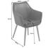ARMLEHNSTUHL Webstoff Dunkelgelb - Eichefarben/Dunkelgelb, Design, Holz/Textil (58/84/58cm) - Carryhome