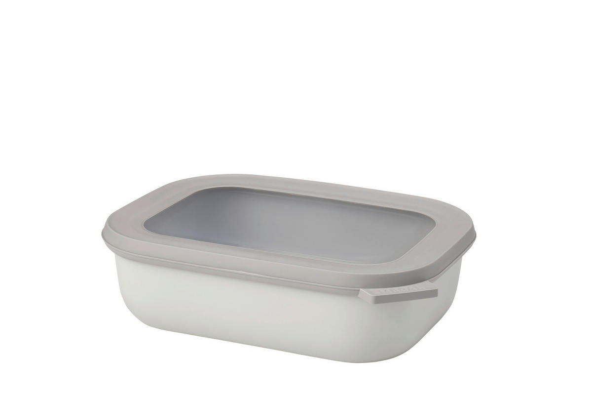 DÓZA NA POTRAVINY - biela/svetlosivá, Basics, plast (1,0l) - Mepal