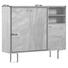 HIGHBOARD 147/120/42 cm - Schieferfarben/Dunkelgrau, Natur, Holz/Stein (147/120/42cm) - Linea Natura HIGHBOARD 147/120/42 cm - Schieferfarben/Dunkelgrau, Natur, Holz/Stein (147/120/42cm) - Linea Natura