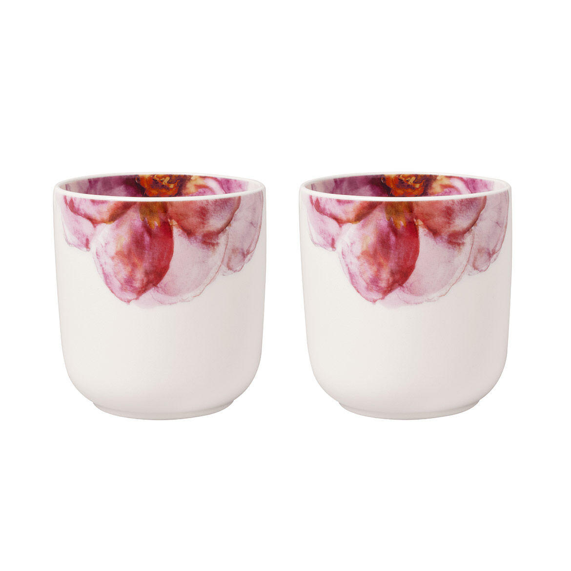 SET SKODELIC  Rose Garden    - roza/bela, Basics, keramika (8,5/8,5/9cm) - Villeroy & Boch
