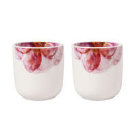 SET ŠALICA    Rose Garden   - bijela/ružičasta, Basics, keramika (8,5/8,5/9cm) - Villeroy & Boch