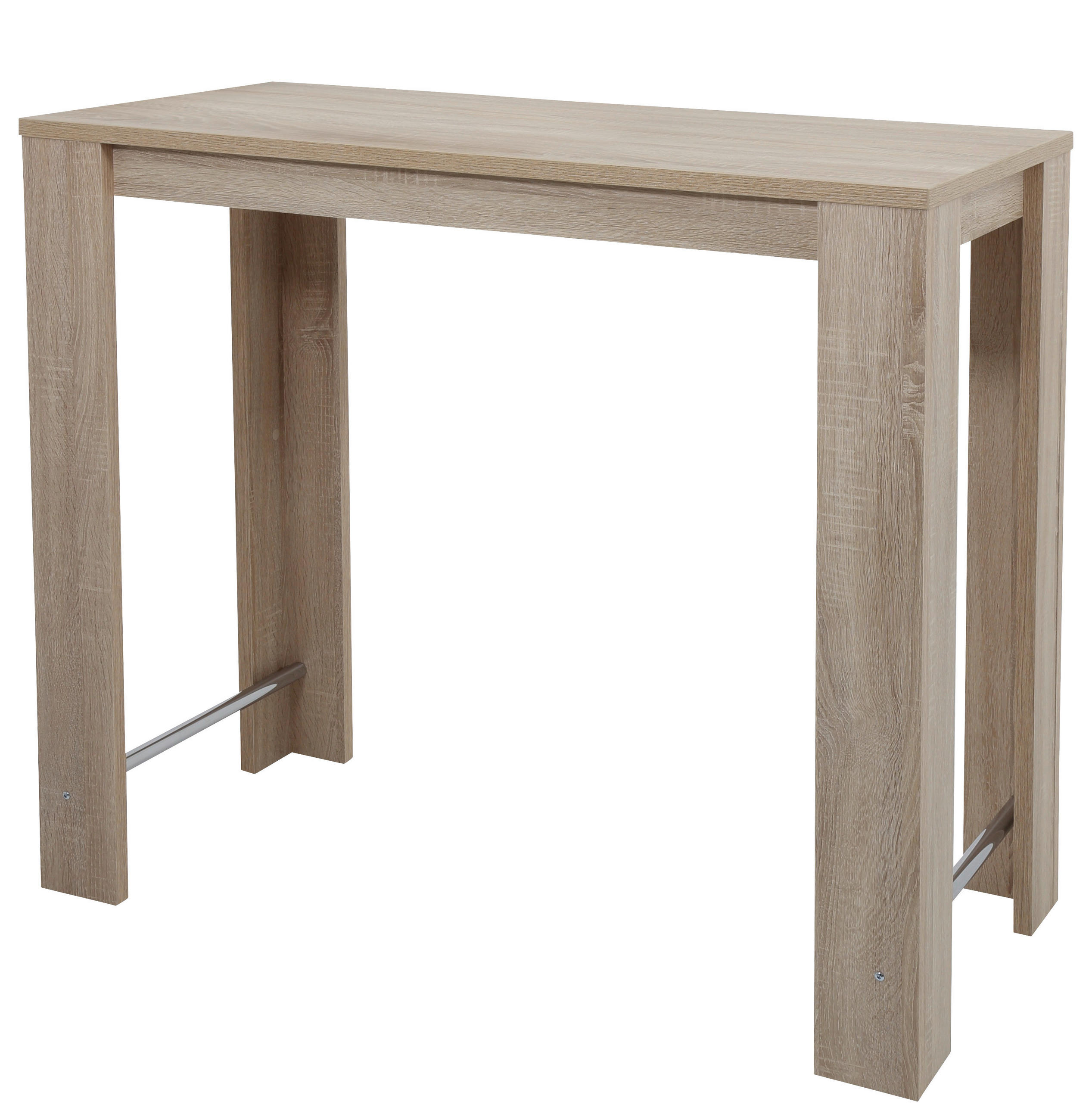 Thumbnail - Carryhome Bartisch, Sonoma Eiche, Metall, Holzwerkstoff, rechteckig, eckig, 58x108x120 cm, in verschiedenen Holzdekoren ...