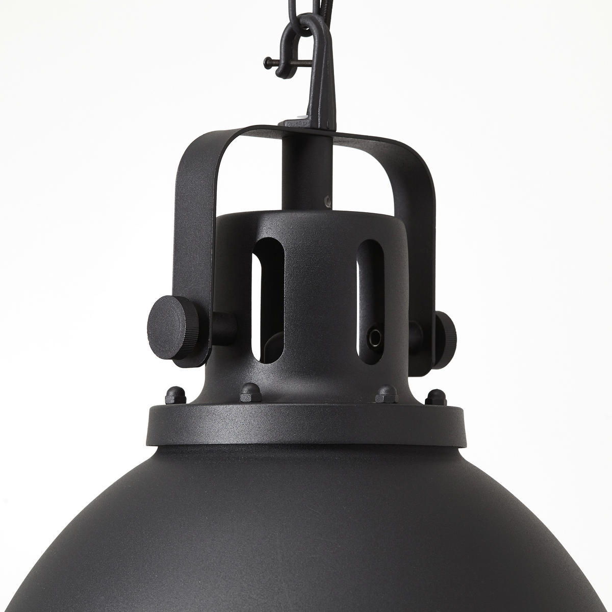 HÄNGELEUCHTE 38/133 cm    - Schwarz, Trend, Glas/Metall (38/133cm) - Brilliant