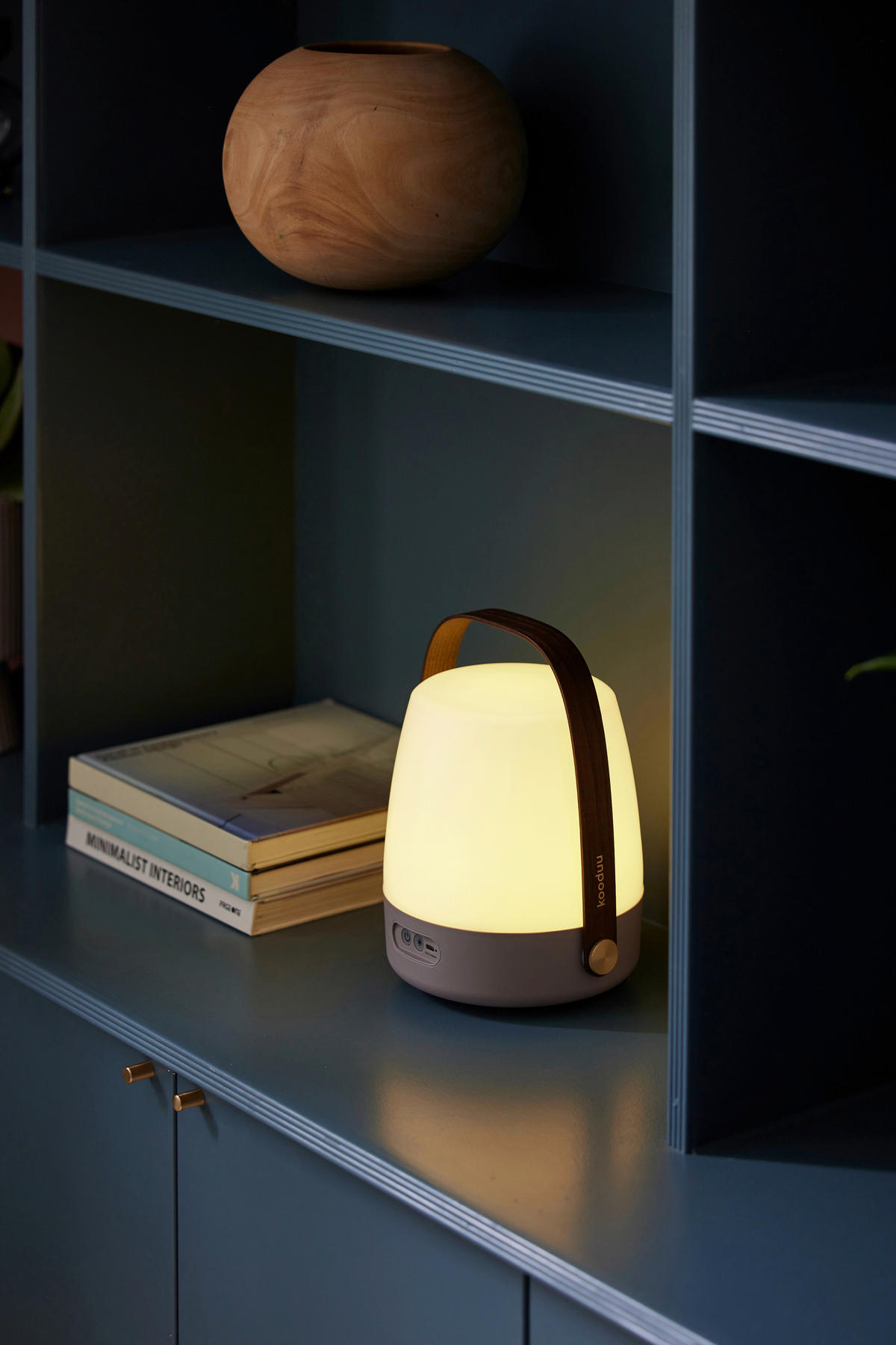 KOODUU TISCHLEUCHTE LITE-UP 20,3/26,2/20,3 cm   - Braun, Design (20,3/26,2/20,3cm)