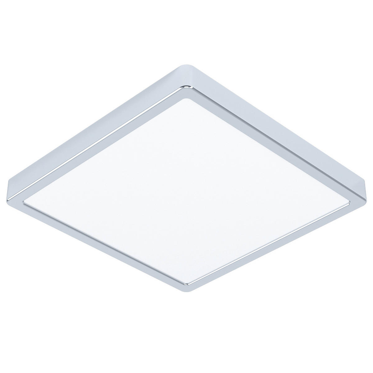 BADEZIMMER-DECKENLEUCHTE Fueva 5 28,5/28,5/3 cm   - Weiß, KONVENTIONELL, Kunststoff/Metall (28,5/28,5/3cm) - Eglo