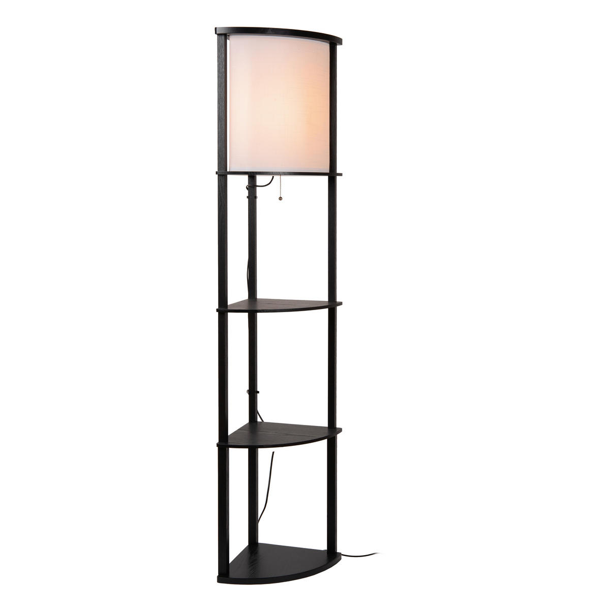 STEHLEUCHTE MENNO 30/30/162,3 cm   - Design, Holzwerkstoff (30/30/162,3cm) - Lucide